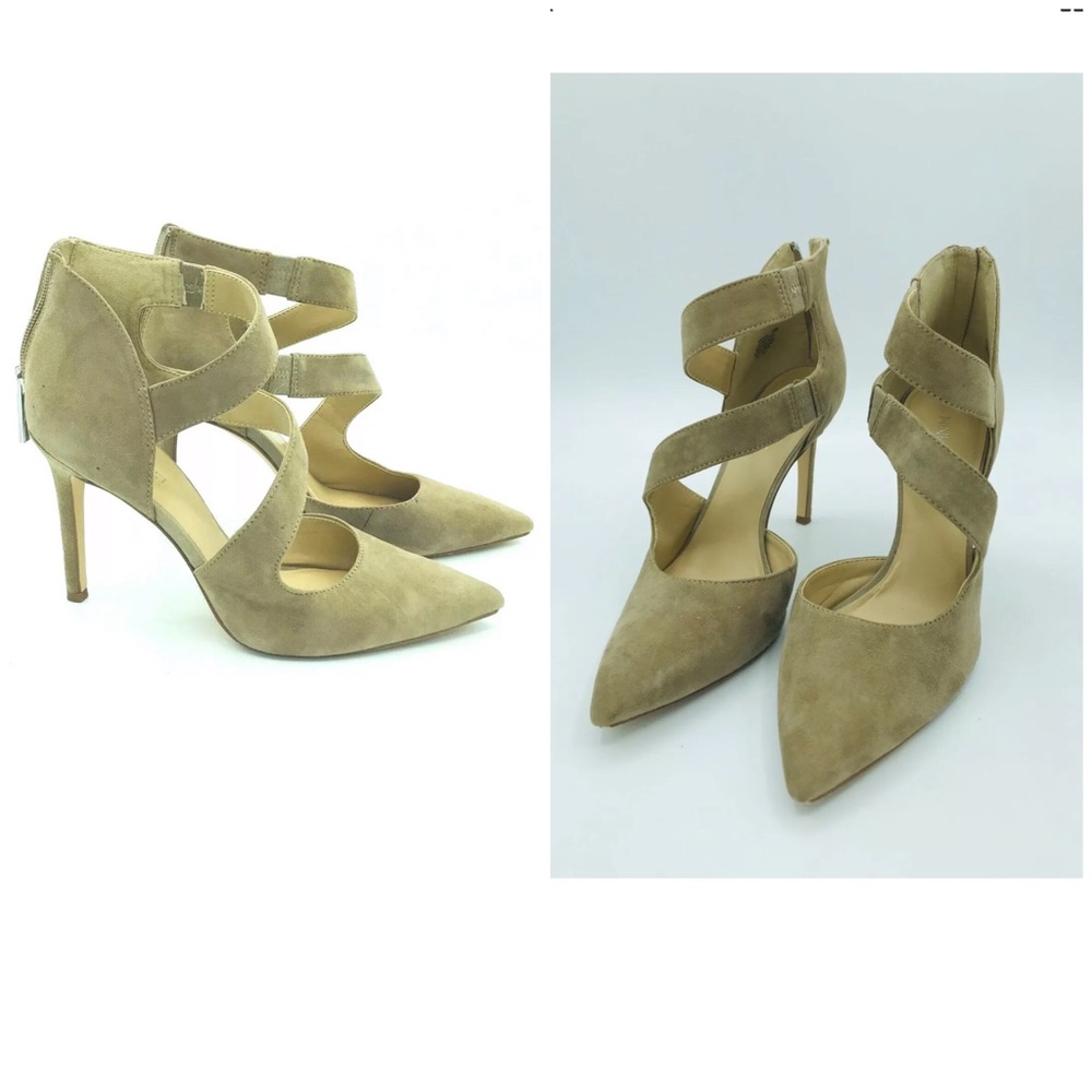 ‼️Nine west Shoes Women sz 7.5 Pointy Toe Leather - Picture 3 of 7